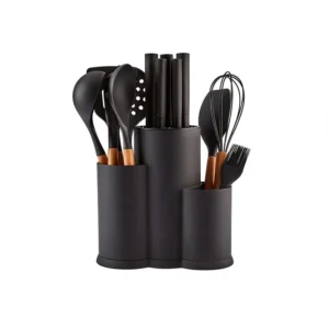 سرویس کارد و ابزار 14 پارچه کاراجا مدل Burby Wood مشکی