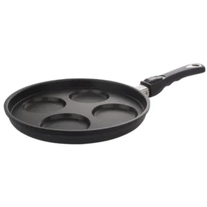 ماهیتابه پنکیک چهارخانه دسته بازشو AMT با قطر 26 و ارتفاع 3 سانتی‌متر کد 226z