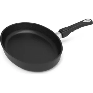 ماهیتابه دسته بازشو AMT با قطر ۲۴ در ۳۵ و ارتفاع ۵ سانتی‌متر کد 3524z