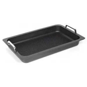 ماهیتابه مستطیل گریل AMT با طول 53 عرض 33 و ارتفاع 6 سانتی‌متر کد 55333GG