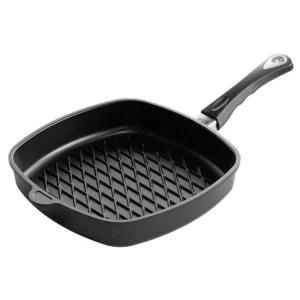 ماهیتابه مربع باربیکیو AMT با طول 28 و ارتفاع 5 سانتی‌متر کد E285BBQ