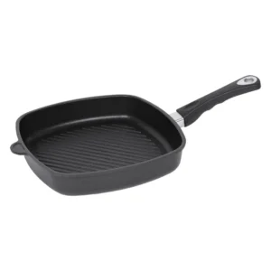 ماهیتابه مربع گریل AMT با طول 28 و ارتفاع 5 سانتی‌متر کد E285G