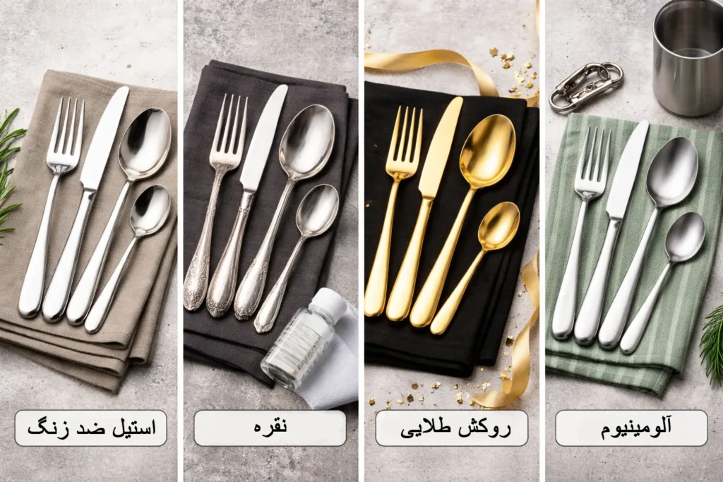 سرویس قاشق چنگال
