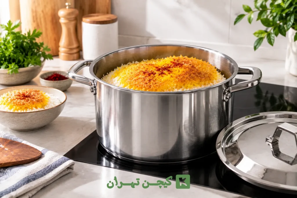 بهترین قابلمه برای پخت برنج
