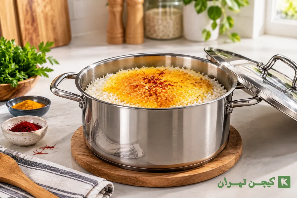 بهترین قابلمه برای پخت برنج