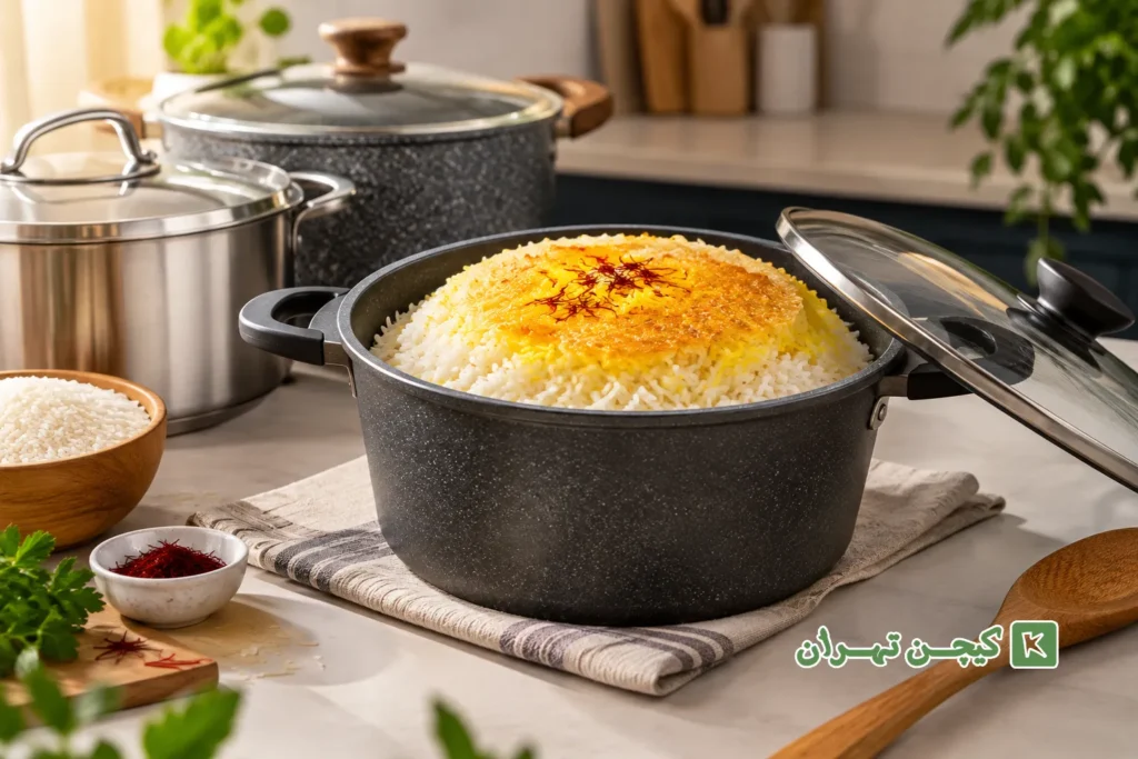بهترین قابلمه برای پخت برنج
