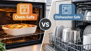 تفاوت Oven Safe و Dishwasher Safe چیست؟