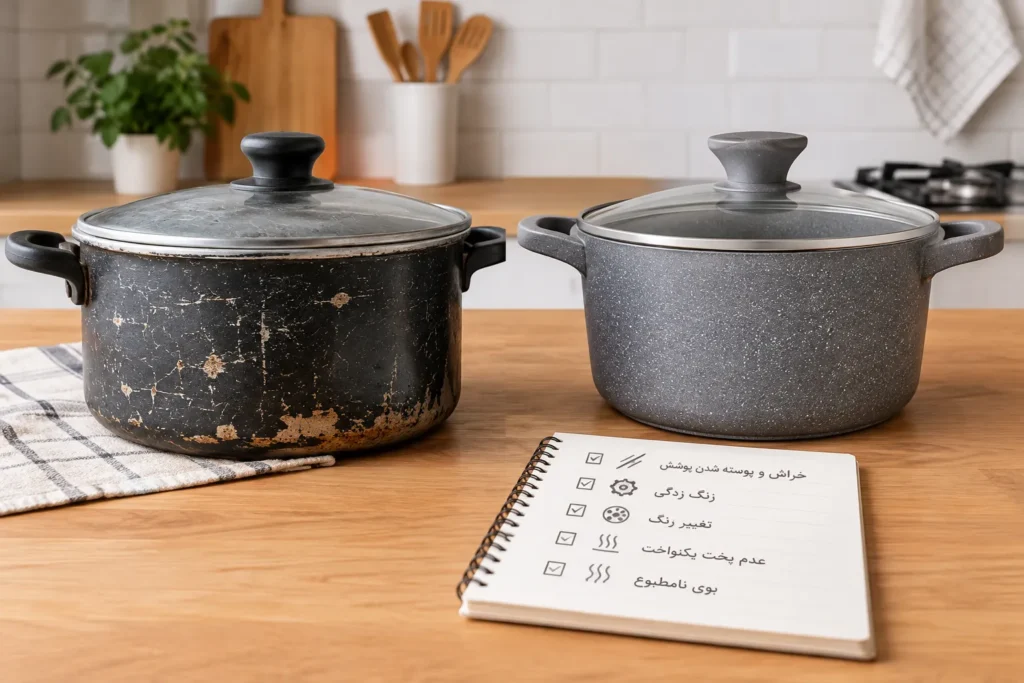 چه زمانی قابلمه را تعویض کنیم؟