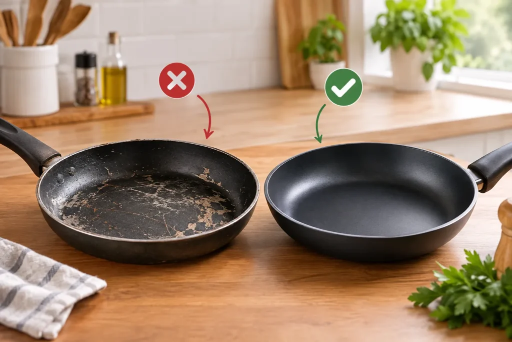 چه زمانی تابه را تعویض کنیم؟