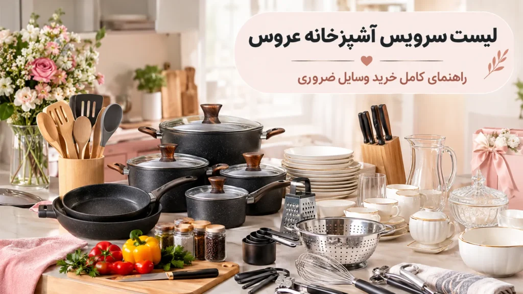 لیست سرویس آشپزخانه عروس