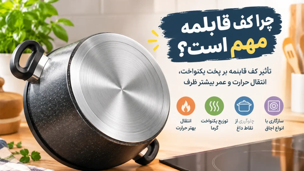 چرا کف قابلمه مهم است؟