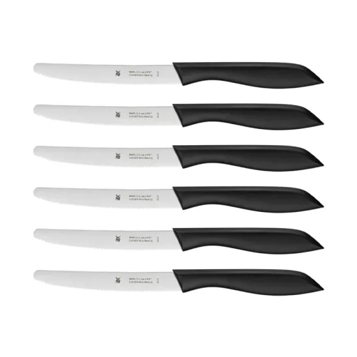 چاقو آشپزخانه ۶ عددی مشکی WMF مدل Snack Knife