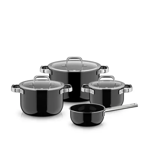 سرویس قابلمه 8 پارچه WMF مدل Fusiontec مشکی